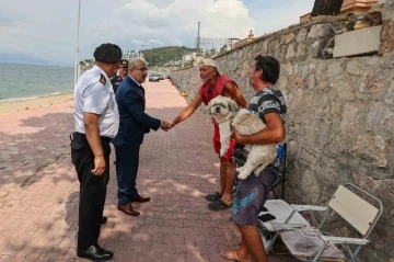 Vali Demirtaş sahil denetimlerini sürdürüyor
