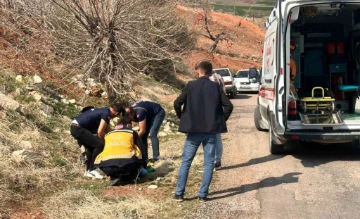 Virajı alamayan motosiklet devrildi: 1 yaralı
