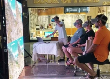 VR etkinliğiyle Mersin’i yeniden keşfettiler
