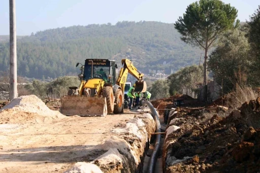 Yatağan’da İçme Suyu Projesi Hızla Devam Ediyor