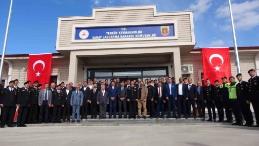 Yenilenen Saray Jandarma Karakolu törenle hizmete açıldı
