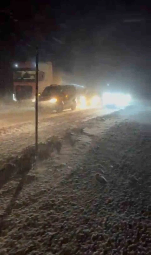 Yoğun kar ve tipi ulaşımda aksamalara neden oldu
