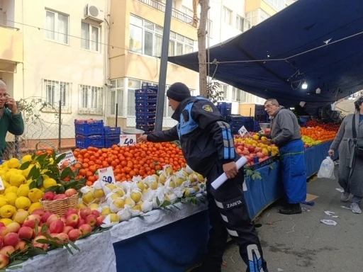 Zabıta Müdürlüğü pazar denetimlere devam ediyor
