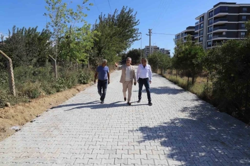 Zafer Mahallesi’ne 6 bin metrekare yol yapıldı
