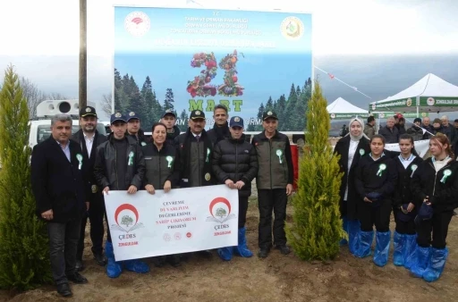 Zonguldak’ta 2 bin 25 fidan toprakla buluştu
