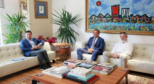 Başkan Aras, Kandilli Rasathanesi Müdürü Özeneri ağırladı