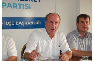 MEMLEKET PARTİSİ GENEL BAŞKANI MUHARREM İNCE'NİN BASIN AÇIKLAMASI